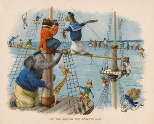Illustratie voor De reis van de dieren naar zee