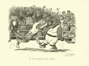 M Tigre behaalde een klinkende overwinning (litho)
