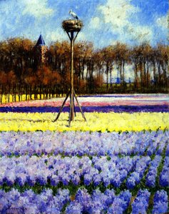 Het Ooievaarsnest, Holland door George Hitchcock