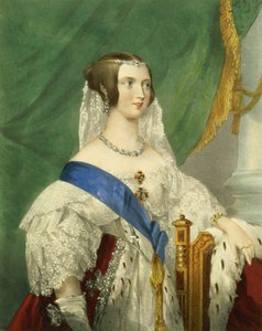 Hare Meest Genadige Majesteit, Koningin Victoria (1819-1901) gegraveerd door James Henry Lynch door George Howard