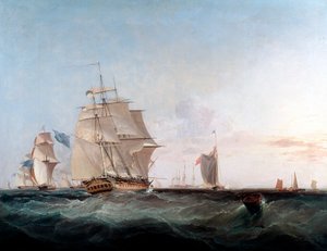 Koopvaardijschepen en andere schepen in het Engelse Kanaal, 19e eeuw