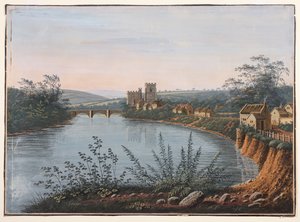 West Tanfield aan de rivier Ure, Yorkshire