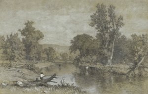 Milton, New York door George Inness