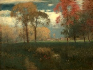 Zonnige Herfstdag door George Inness