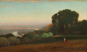 Uitzicht op de Tiber bij Perugia, 1872-1874