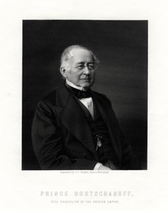 Prins Gorchakov, Russische diplomaat, 19e eeuw door George J. Stodart