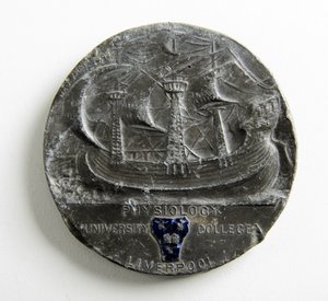 Liverpool University George Holt medaille voor Fysiologie door George James Frampton