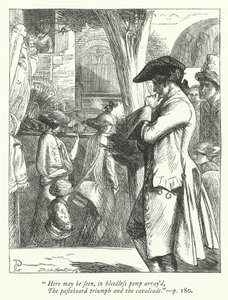 Illustratie voor The Traveller (gravure)