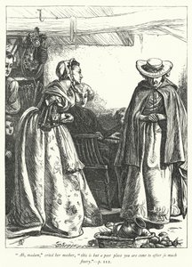 Illustratie voor The Vicar of Wakefield (gravure)
