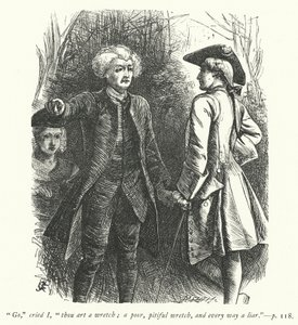 Illustratie voor The Vicar of Wakefield (gravure)