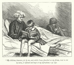 Illustratie voor The Vicar of Wakefield (gravure) door George John Pinwell