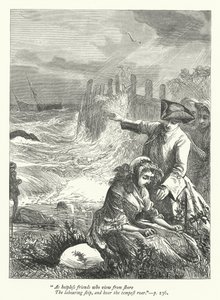 Illustratie voor Threnodia Augustalis (gravure) door George John Pinwell