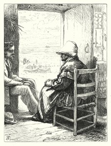 Hexameters aan zee (gravure)