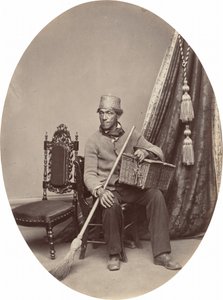 Portret van een man [recto], ca. 1862-1864 door George K Warren