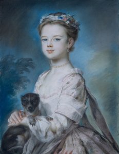 Portret van Lady Charlotte Boyle door George Knapton
