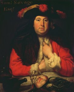 Samuel Savage Esq. door George Knapton