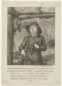 Portret van Aalbert Joh. Koens
