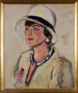 De witte hoed door George Leslie Hunter