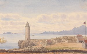 Europa Vuurtoren, Ceuta, Spanje door George Lothian Hall
