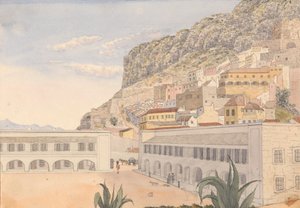 Officierskwartieren en kazematten, Gibraltar door George Lothian Hall