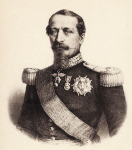 Portret van de Franse keizer Napoleon III door Bartolome Esteban and studio Murillo