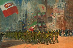De Bersaglieri door George Luks