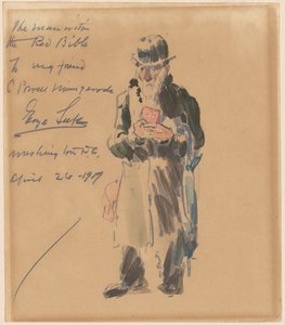 De Man met de Rode Bijbel door George Luks