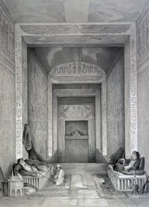 Interieur van een Tempel, Egypte, 19e eeuw