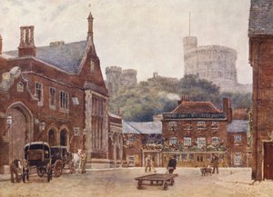 De Ronde Toren en het Zuidwestelijke Treinstation door George Moore Henton