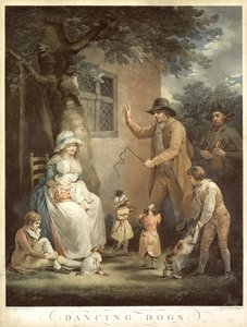 Dansende Honden, ca. 1800 door George Morland