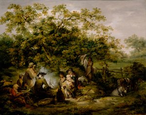 Zigeunerkampement door George Morland