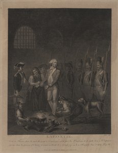 Lafayette in de gevangenis van Olmütz