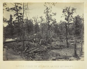 Slagveld van Atlanta, GA Nr. 1 door George N. Barnard