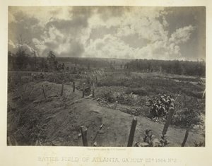 Slagveld van Atlanta, GA, nr. 2 door George N. Barnard