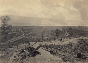 Slagveld van Resaca, Georgia, nr. 4 door George N. Barnard
