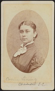 Carte-de-visite portret van Carrie Lining, ca. 1875