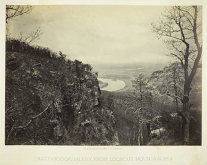 Chattanooga Valley vanaf Lookout Mountain, nr. 2, 186466 door George N. Barnard