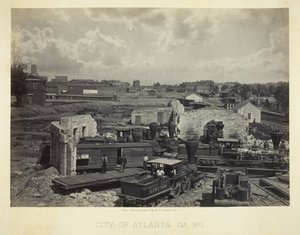 Stad Atlanta, GA, nr. 1, 1866 door George N. Barnard
