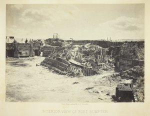 Interieur van Fort Sumpter