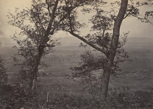 Orchard Knob vanaf Mission Ridge, 1860s door George N. Barnard