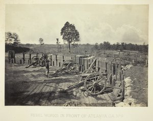 Rebellenwerken voor Atlanta, GA, nr. 2 door George N. Barnard