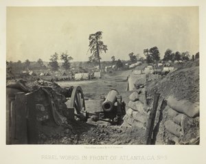 Rebellenwerken voor Atlanta, GA, nr. 3 door George N. Barnard