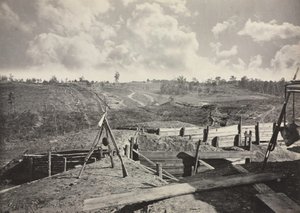 Rebel Works voor Atlanta, Georgia, nr. 5 door George N. Barnard