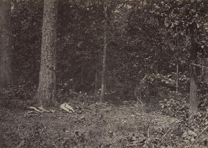 Scène van de Dood van Generaal McPherson, 1864 of 1866
