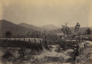 De Allatoona-pas, Georgia door George N. Barnard