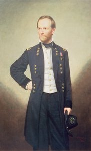 Generaal William Sherman (1820-91) 1866 door George Peter Alexander Healy