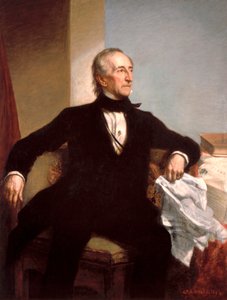 Officieel portret van president John Tyler door George P. A. Healy