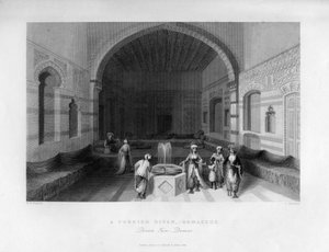 Een Turkse divan, Damascus, Syrië, 1841