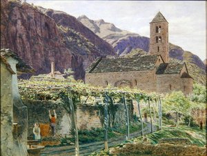 San Nicolo, Giornico door George Price Boyce