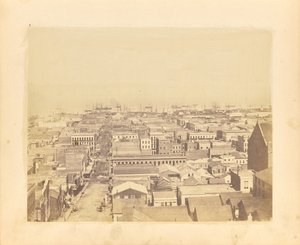 Uitzicht op Sacramento Street. door George R. Fardon